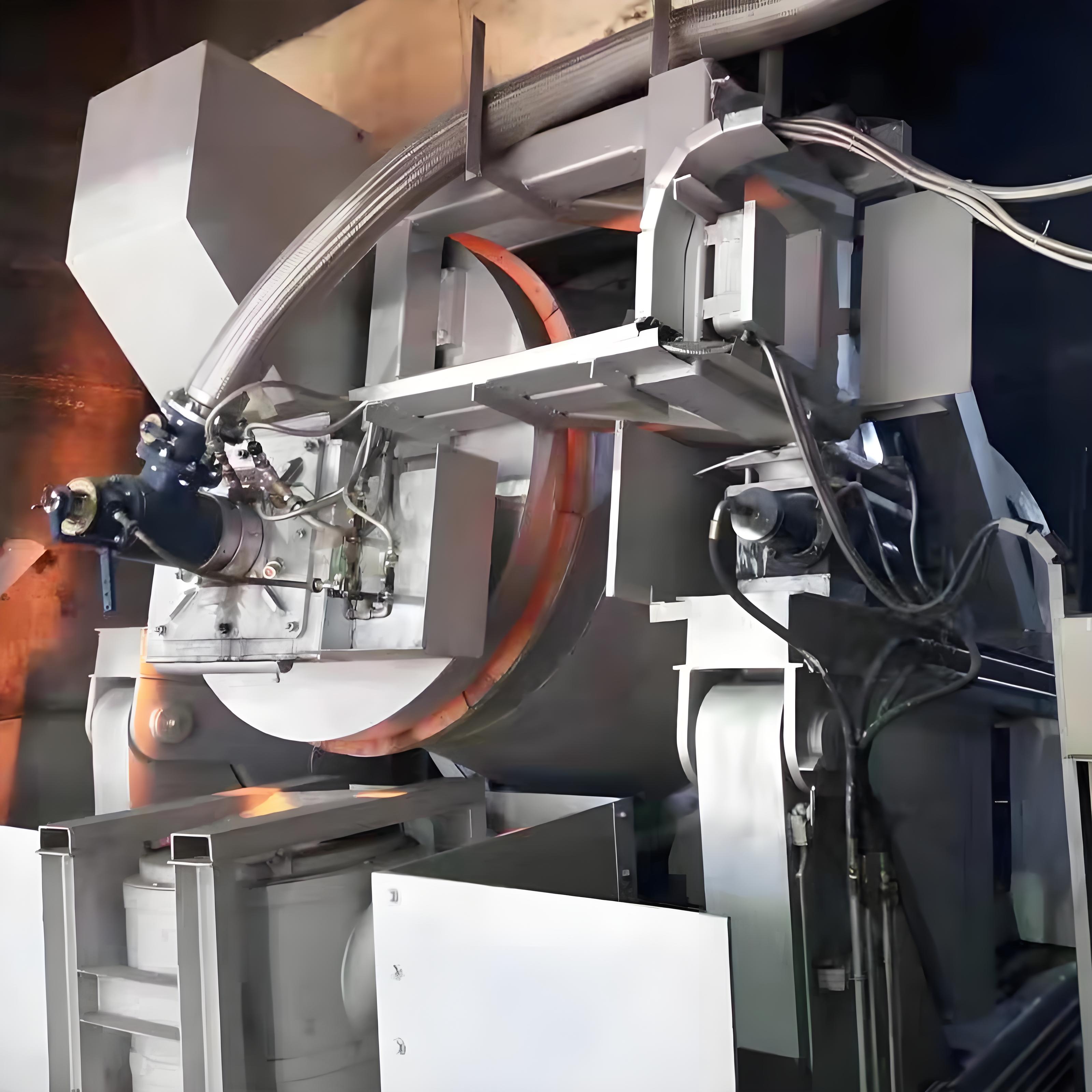 Copper tilting furnace
